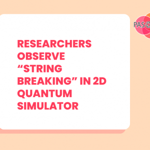 A major milestone for PASQuanS2: researchers observe “string breaking” in 2D quantum simulator